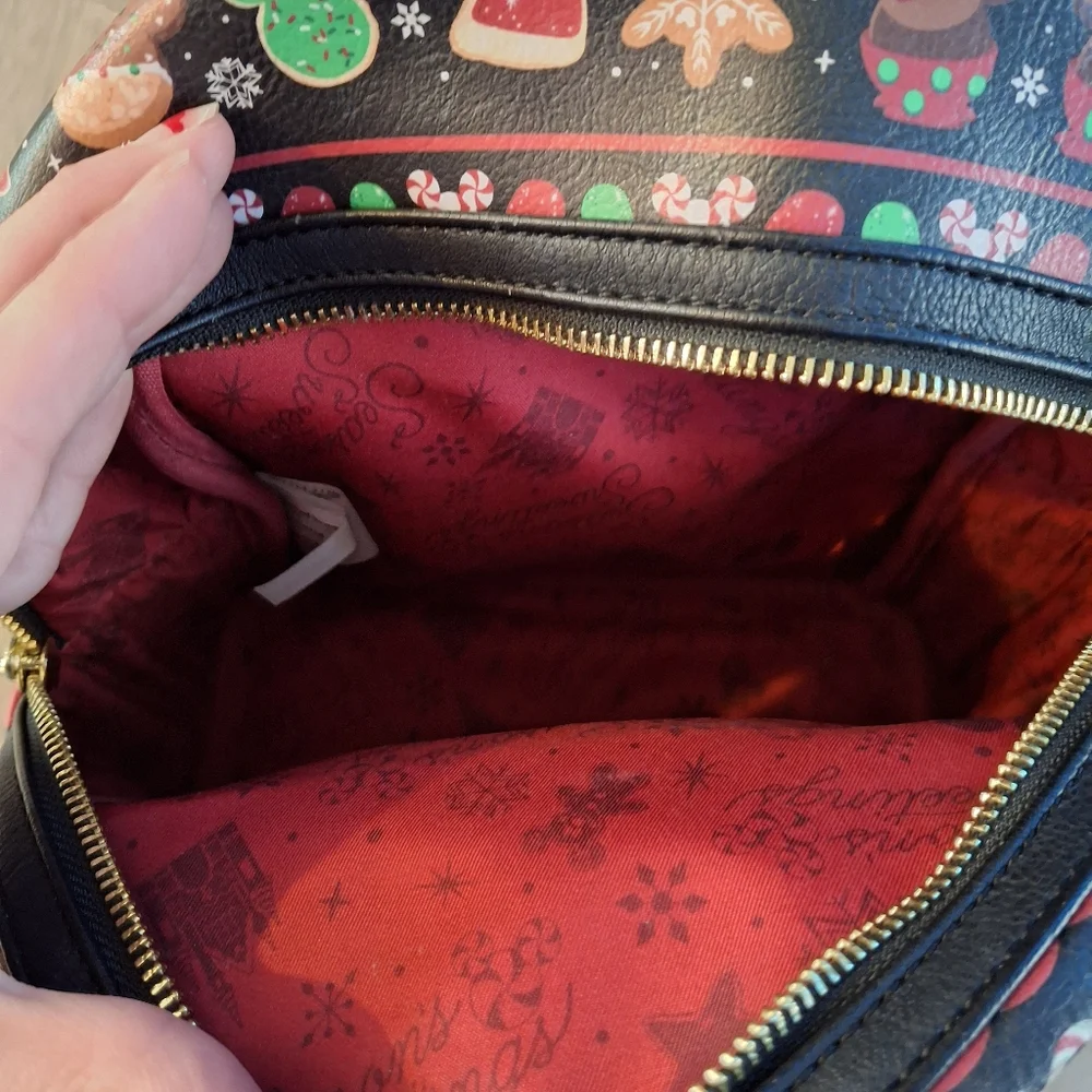 Disney Parks Loungefly Bag Holiday Christmas Snacks Food Backpack 2019 Retired